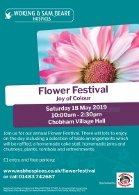 Woking and Sam Beare Hospices Flower Festival - May 2019