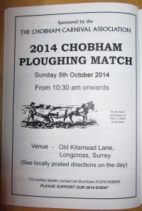 Chobham Ploughing Match 2014