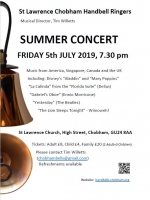 St Lawrence Chobham Handbell Ringers Summer Concert 2019